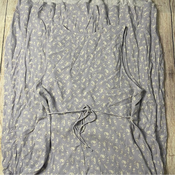 Treasure & Bond Lilac Floral Maxi Dress Purple - Picture 4 of 6